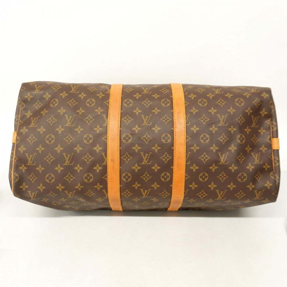 Louis Vuitton Monogram Keepall Bandouliere 55 Boston Bag M41414 Brown Men's a... - Picture 3 of 13